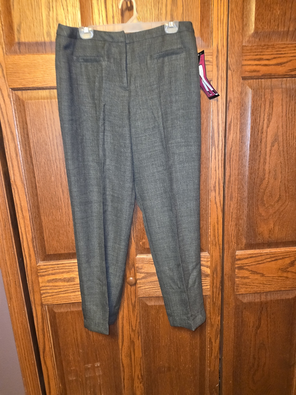 Women's Gray Dress Pants - Classic Tailored Fit